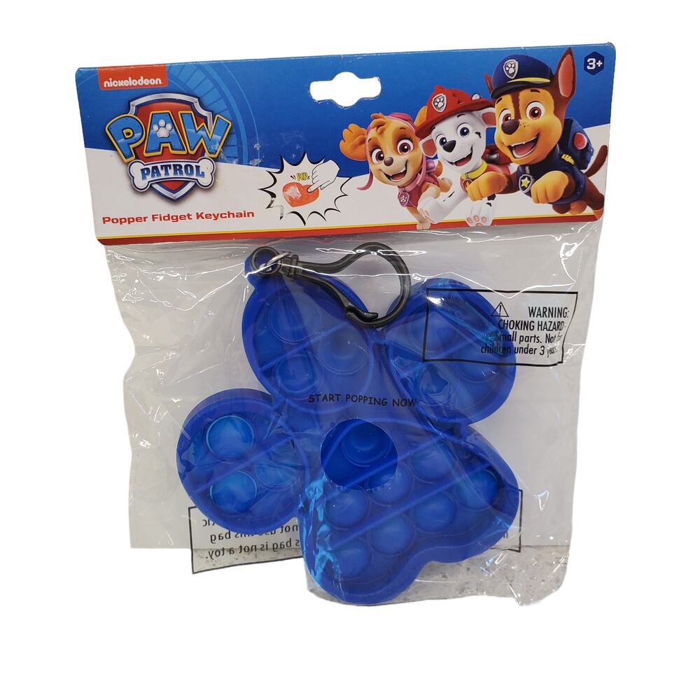 Paw Patrol Popper Fidget Keychain Sensory Toys Backpack Charm Chase Skye